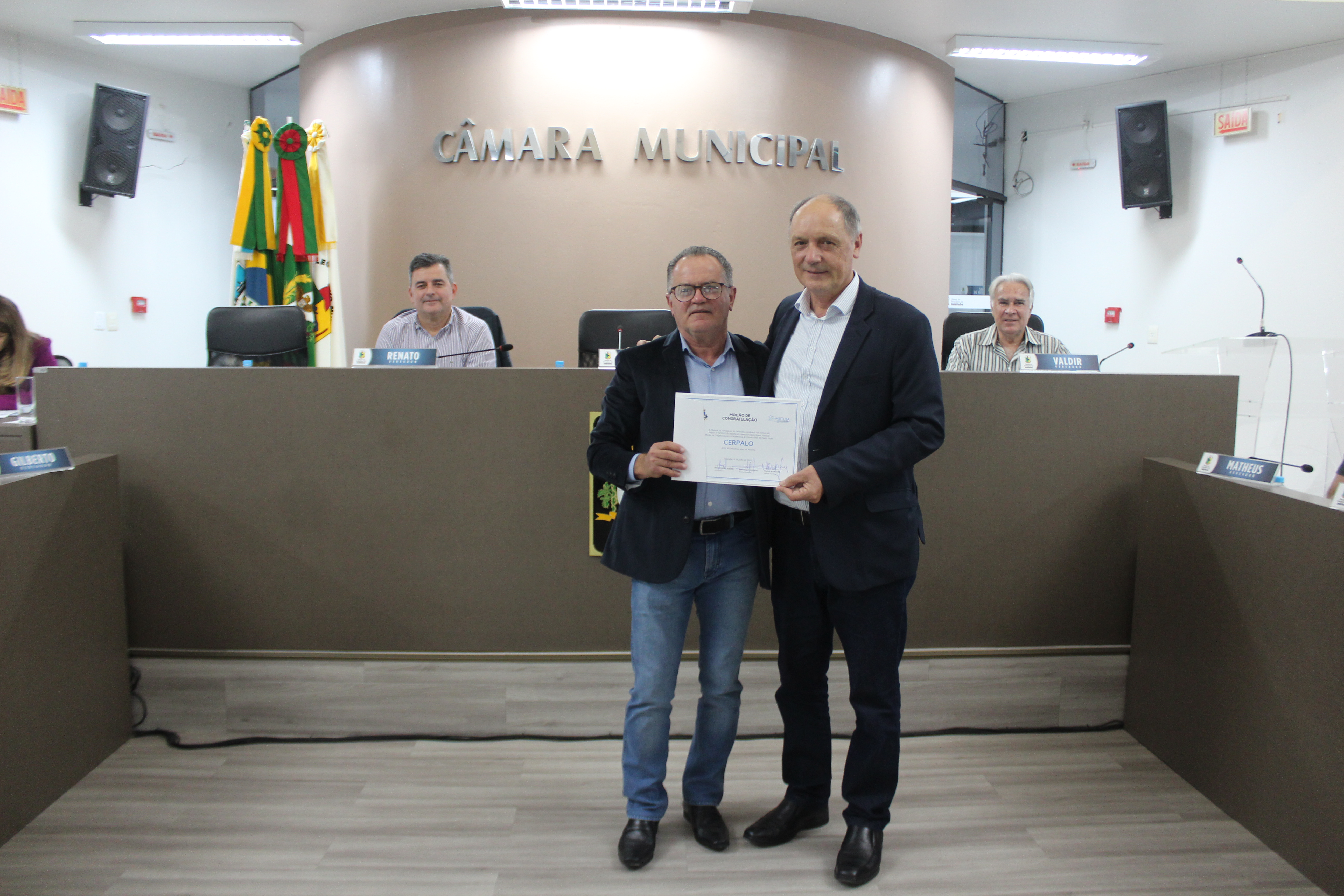 Cooperativa de Eletricidade de Paulo Lopes (CERPALO) recebe Moção de Congratulação